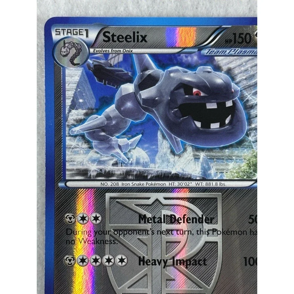 Pokemon Reverse Holo Lot Dragonite 83/116 & Steelix Team Plasma 79/116 Rare